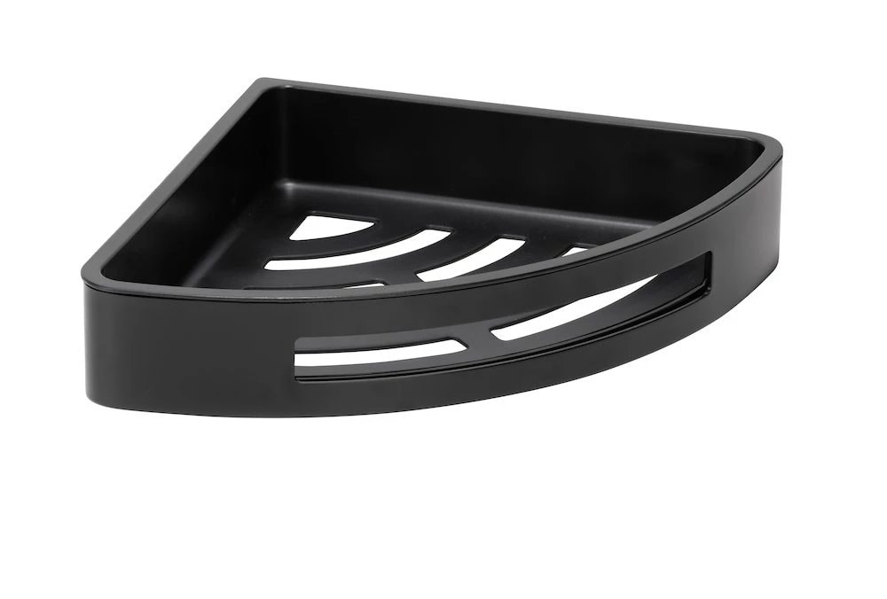 Kriss Athena hjørnekurv i matsort med plastindsats 238 mm