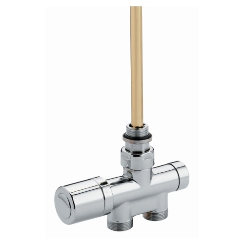 Kriss One Manuel 1-strengs ligeløbende ventilsæt i børstet CC 40 mm