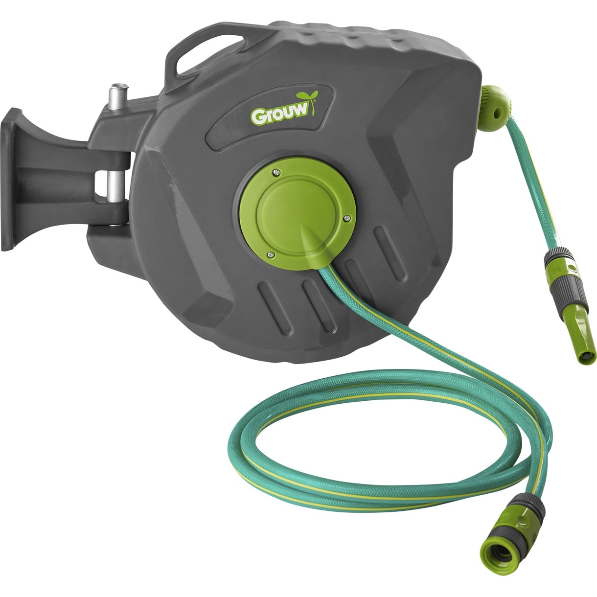 Grouw slangeboks til væg 20 meter