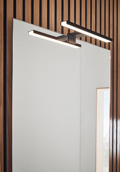 Hafa Go LED lampe i sort til spejl 300 mm