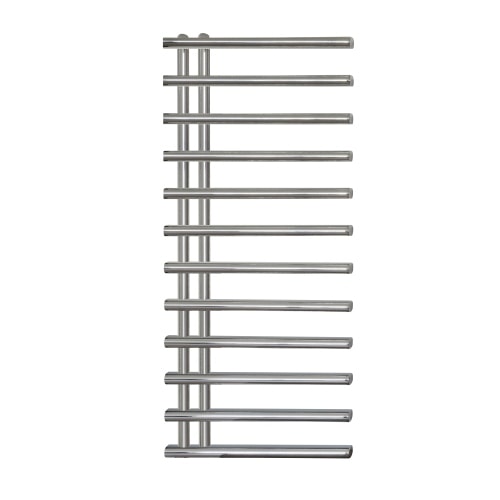 Kriss Linea håndklædetørrer i krom 1136 x 500 Centermål 50 mm vendbar