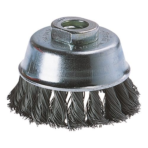 Wolfcraft kopbørste stål M14 flettet 75 mm