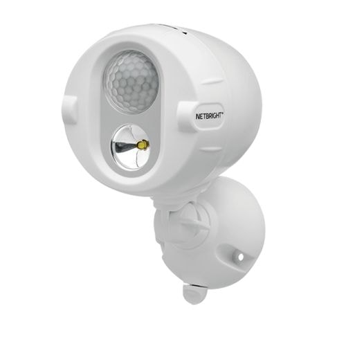 Mr Beams NetBright Spotlight sensorlampe på batteri i hvid