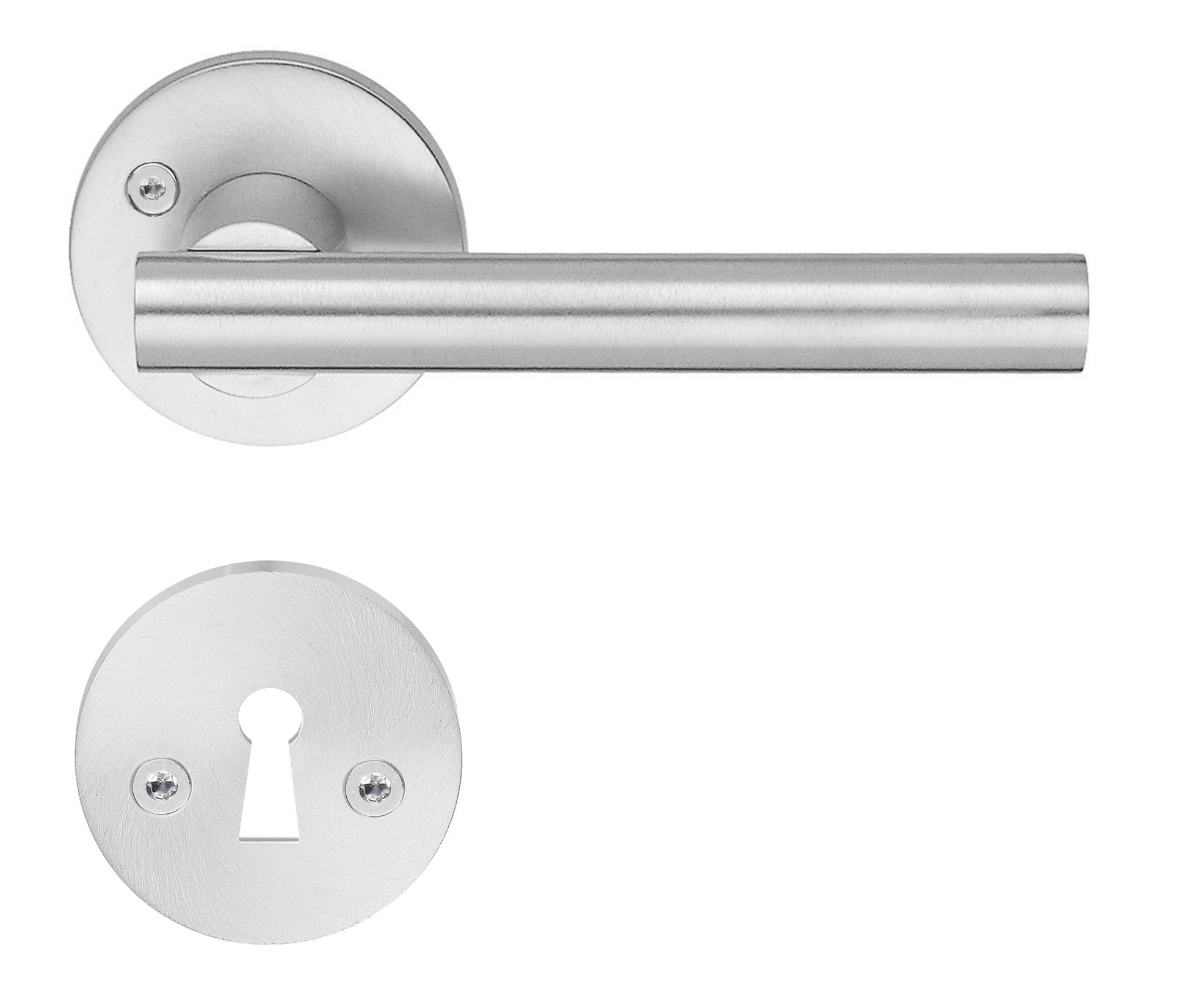 Beslagsboden B862 Design indendørsgreb børstet krom 115 mm