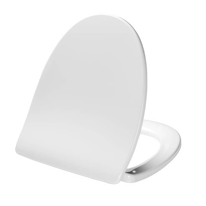 Pressalit Sign toiletsæde hvid med soft close og lift-off antibakteriel overflade