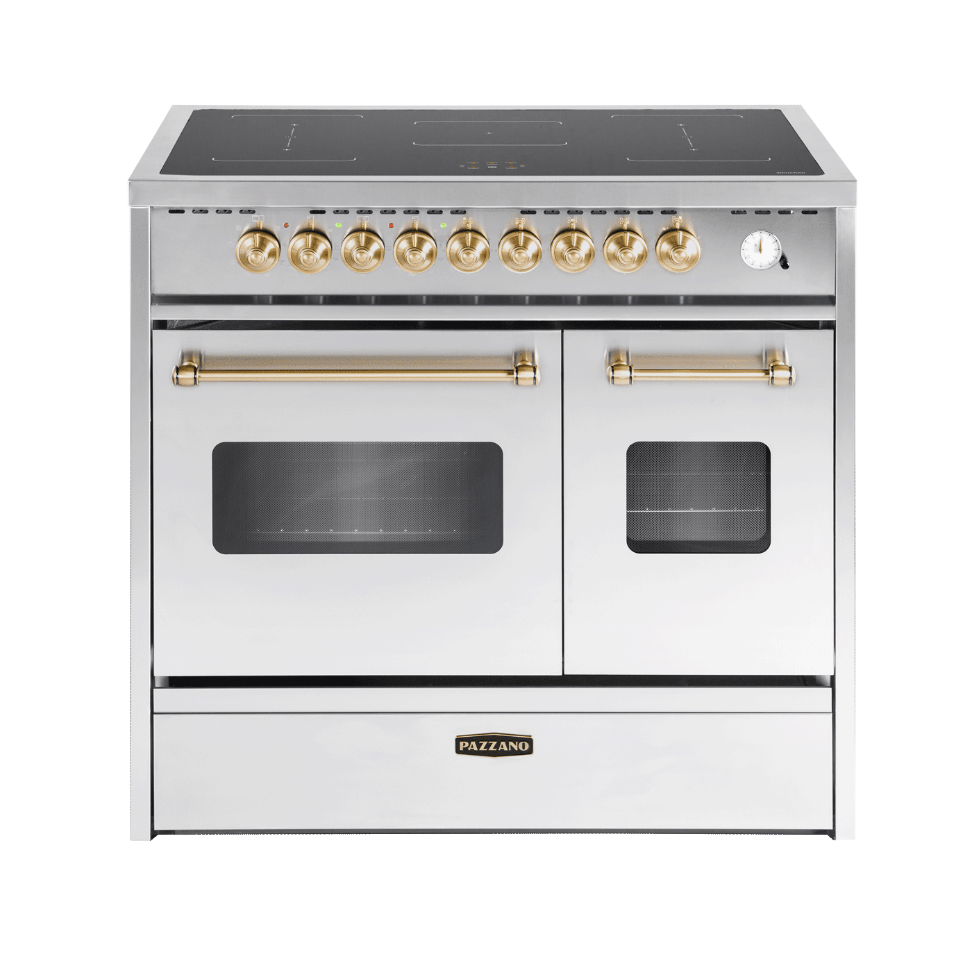 Pazzano Cuore induktionskomfur 2 ovne rustfri 90 cm