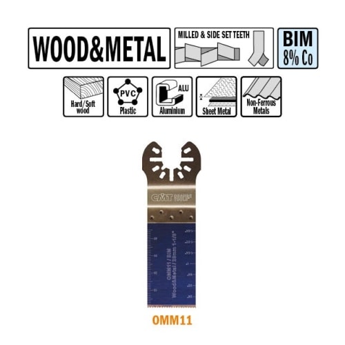 CMT Multicut BIM klinge til træ og metal 28 mm
