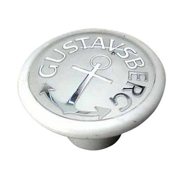 Gustavsberg løfteknap NC-10 til skyl med logo