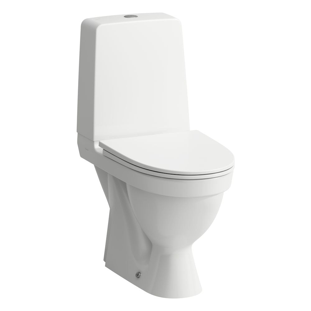 Laufen Kompas toilet med skjult S-lås gulvstående rimless - Gulvstående toilet, Toiletter