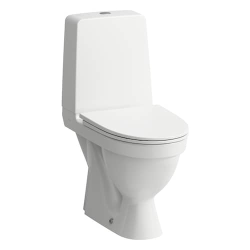 Laufen Kompas toilet med skjult S-lås gulvstående rimless