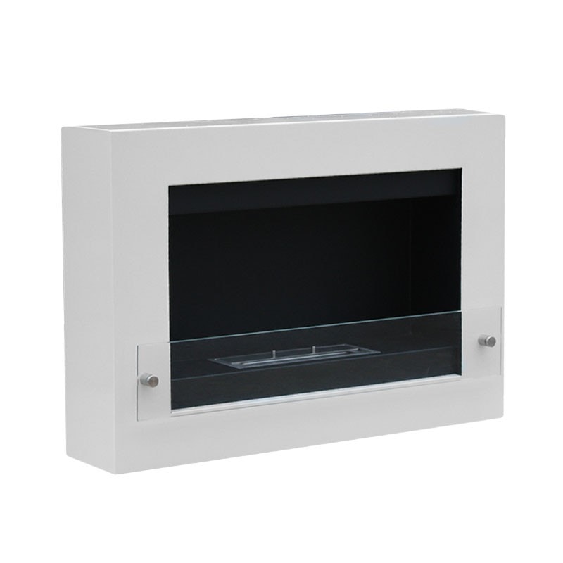 CACH Fires Nebraska biopejs væghængt i sort D16,5 x H54 x L78 cm