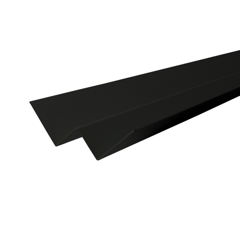 SCG Smartwood indvendig hjørneprofil sort 25 x 25 x 2500 mm