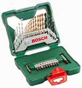 Bosch bor/bitssæt x-line 30 dele i kuffert