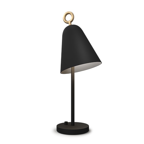 Herstal Bella bordlampe i antik hvid E14