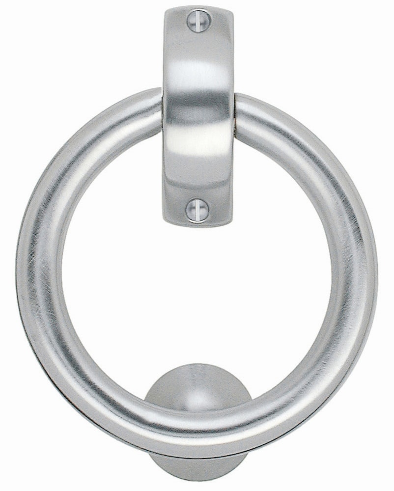 Beslagsboden dørhammer børstet krom 107 x 133 mm