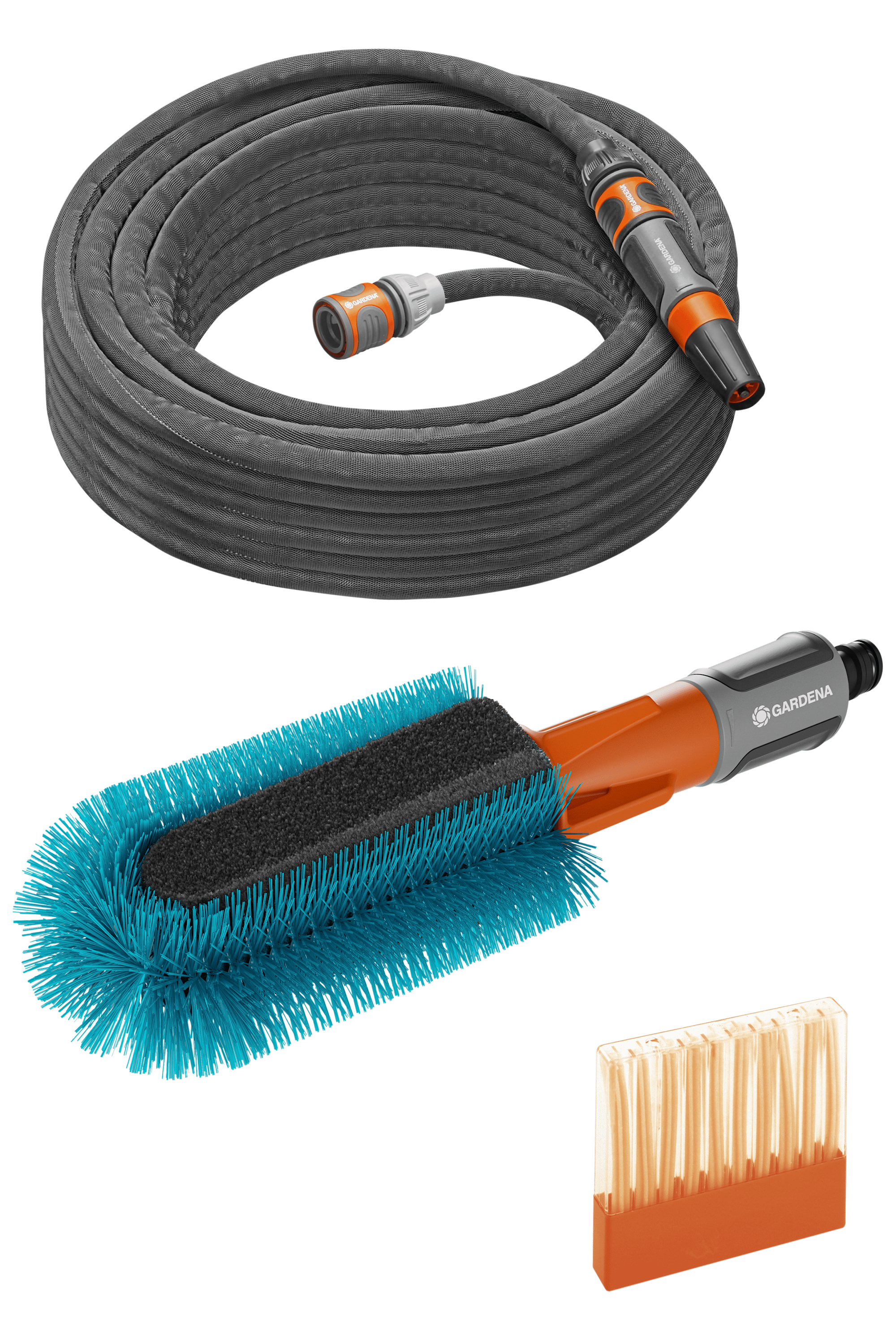 Gardena Cykelvaskbørstesæt med tekstilslange Liano™ Life 15m