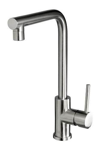 Adora køkkenvandhane i børstet stål med L-tud.12810.66