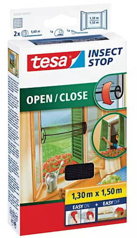 Tesa Insect Stop insektnet Open/Close til vinduer antracit