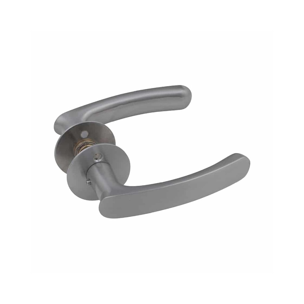 Jasa Jupiter dørgreb L-form i børstet stål