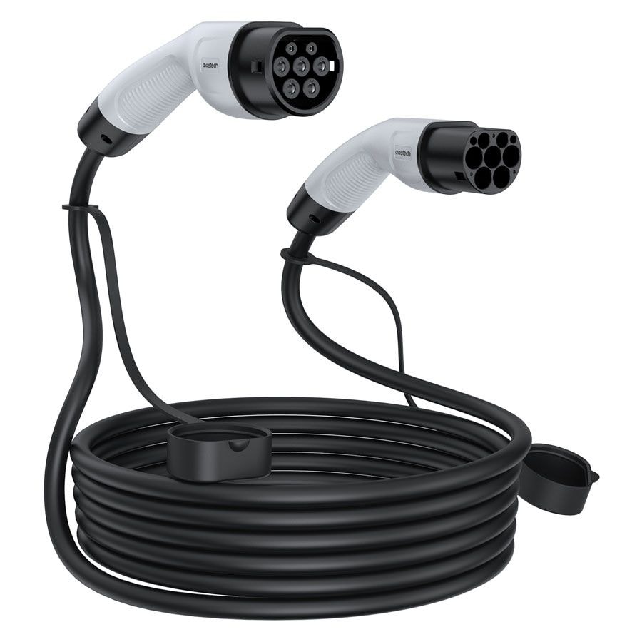 Choetech Type 2 ladekabel til elbil 11kW 16A 3-faset 5 meter