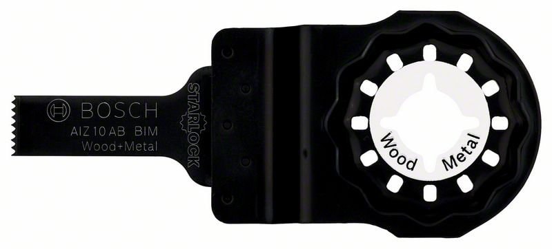 Bosch savklinge AIZ10ab bimetal 10 x 20 mm. Til Bosch Gop multicutter