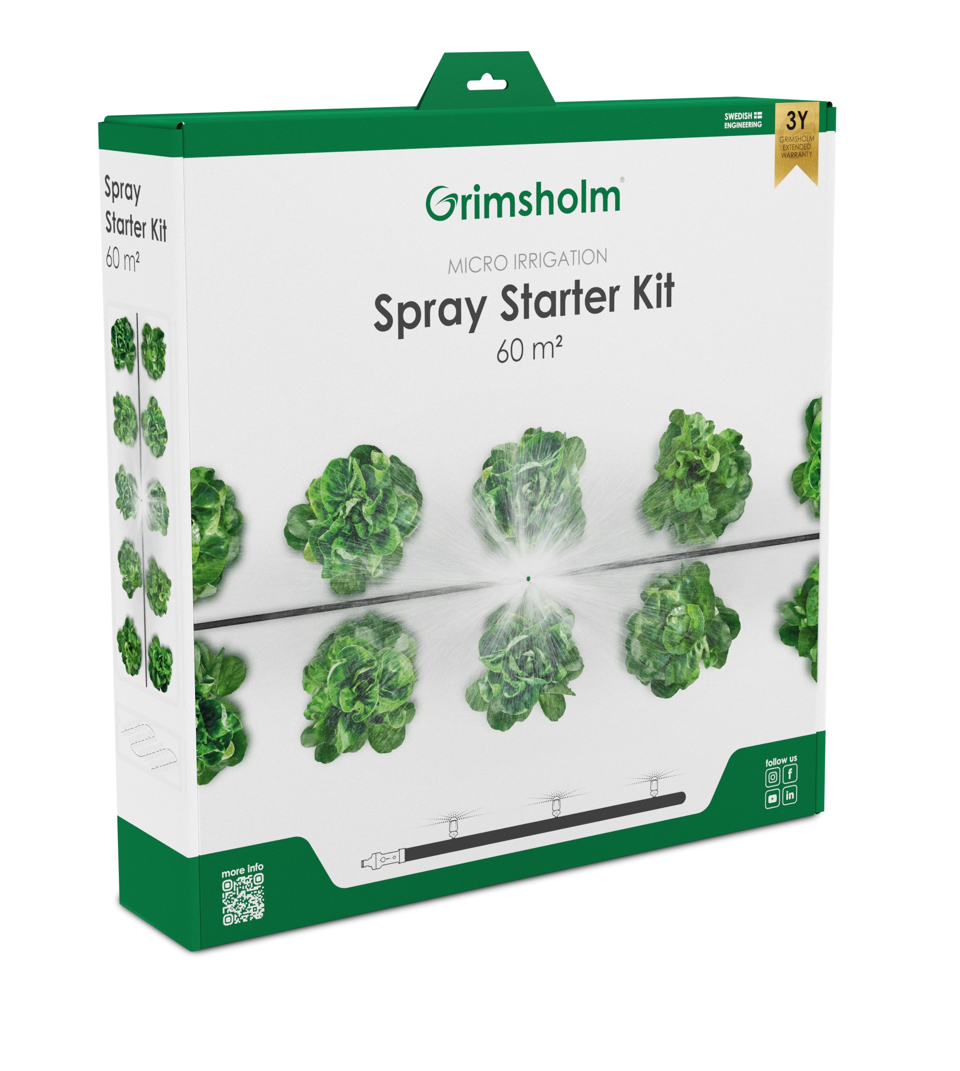 Grimsholm mikro-vandingskit – spray