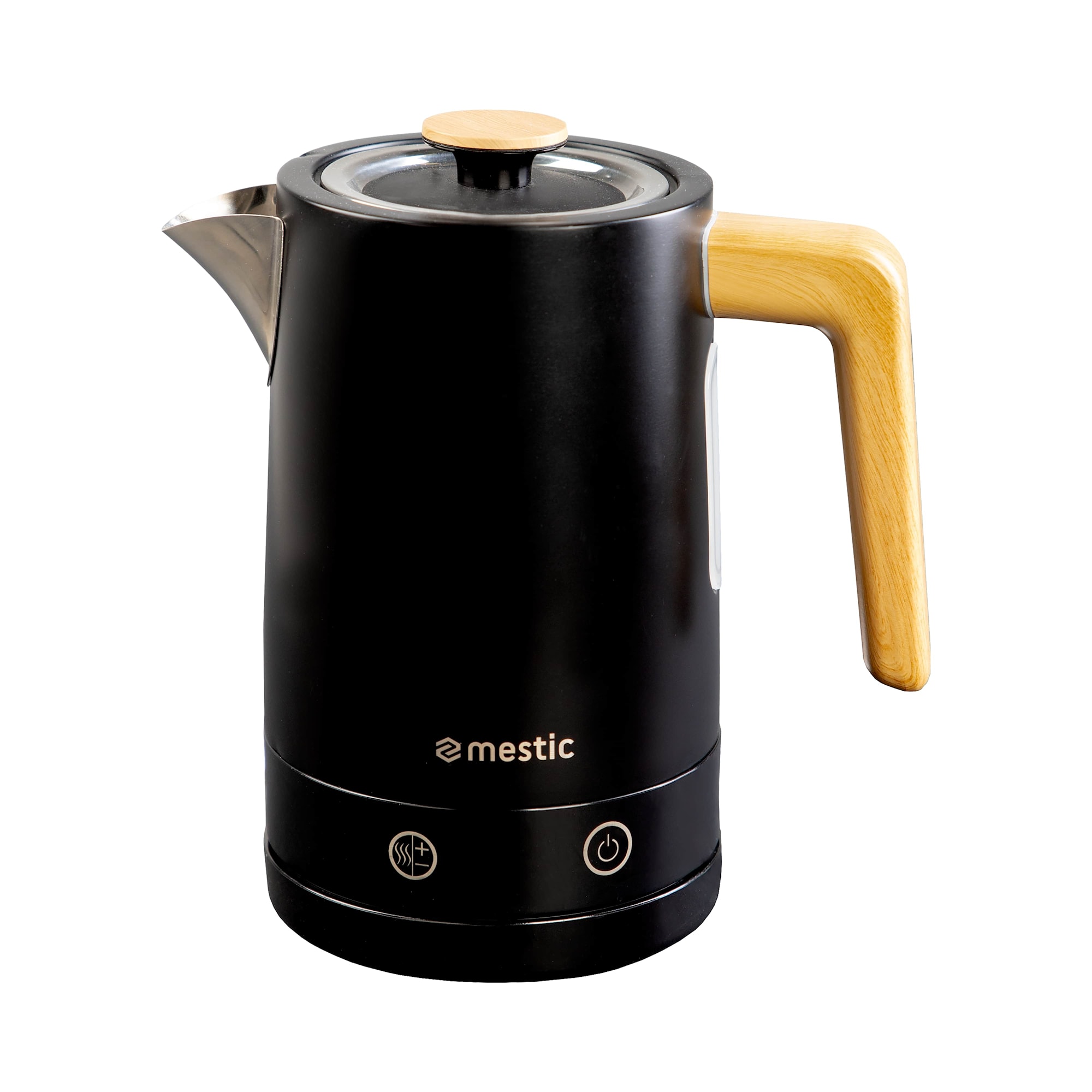 Mestic MWC-250 elkedel sort/træ 1,0L 1000W