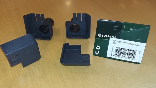 Juliana hjørnesæt til nedløb4 stk i sæt