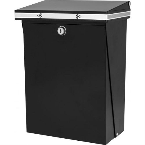 Berglund Stil 98 postkasse i sort med lås