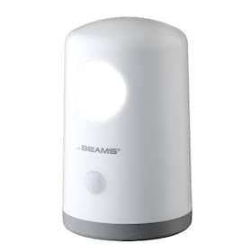 Mr Beams Stand Anywhere Light sensorlampe på batteri i hvid