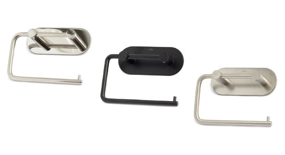 Habo Plain Toiletpapirholder Selvklæbende Rustfri poleret