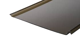Plastmo SunGlaze 4 mm tagplade i røgfarvet PC - 58,5 x360cm