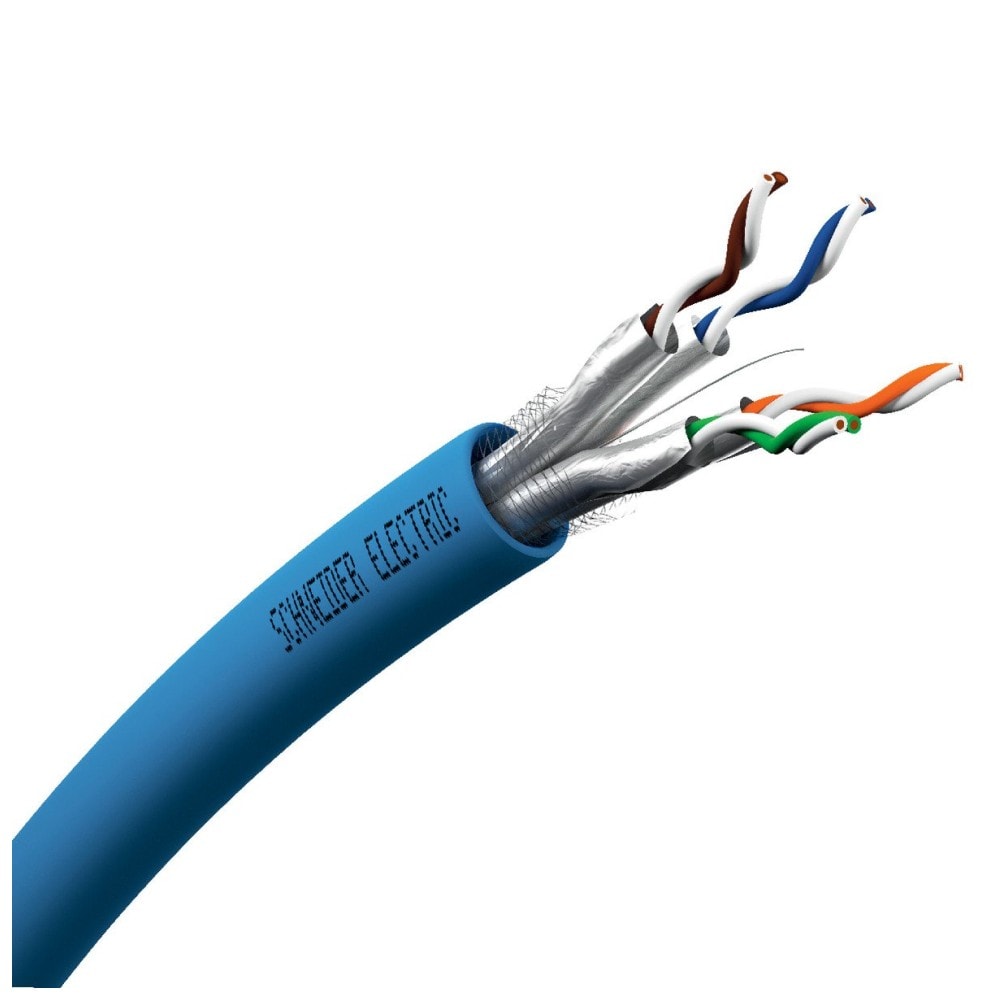 LK Actassi skærmet datakabel Cat 7A S/FTP blå, pr. meter