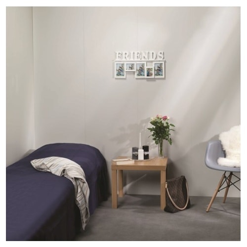 Huntonit Antik vægpanel med mikrofuge frost 11 x 600 x 2390 mm pk. à 2,86 m2