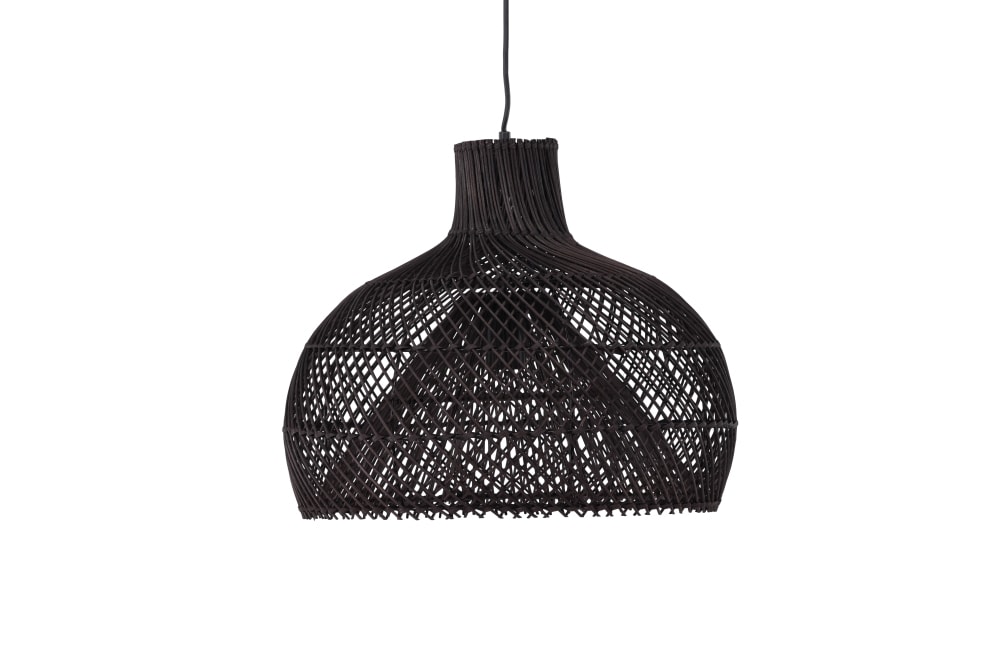 Venture Design Laroche pendel i mørkebrun rattan Ø45 x H35 cm E27