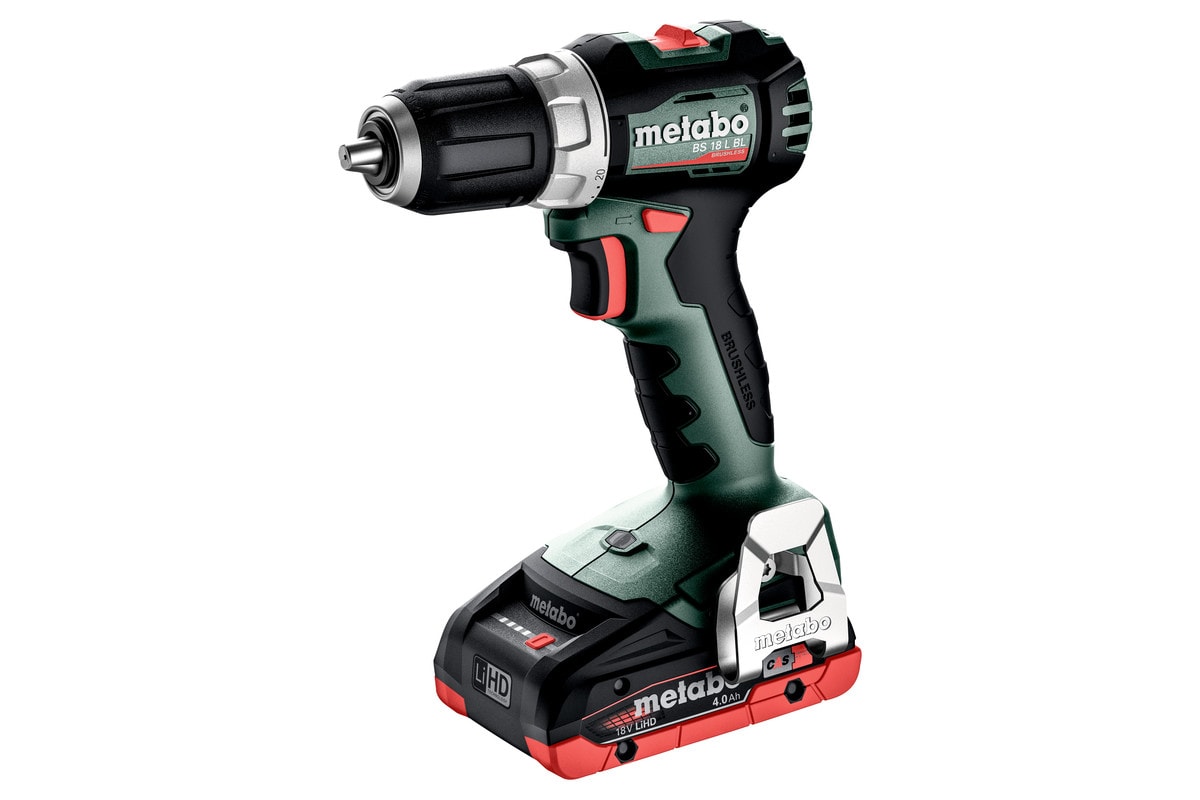Metabo skruetrækker BS 18 L BL med 2x4Ah batterier og lader