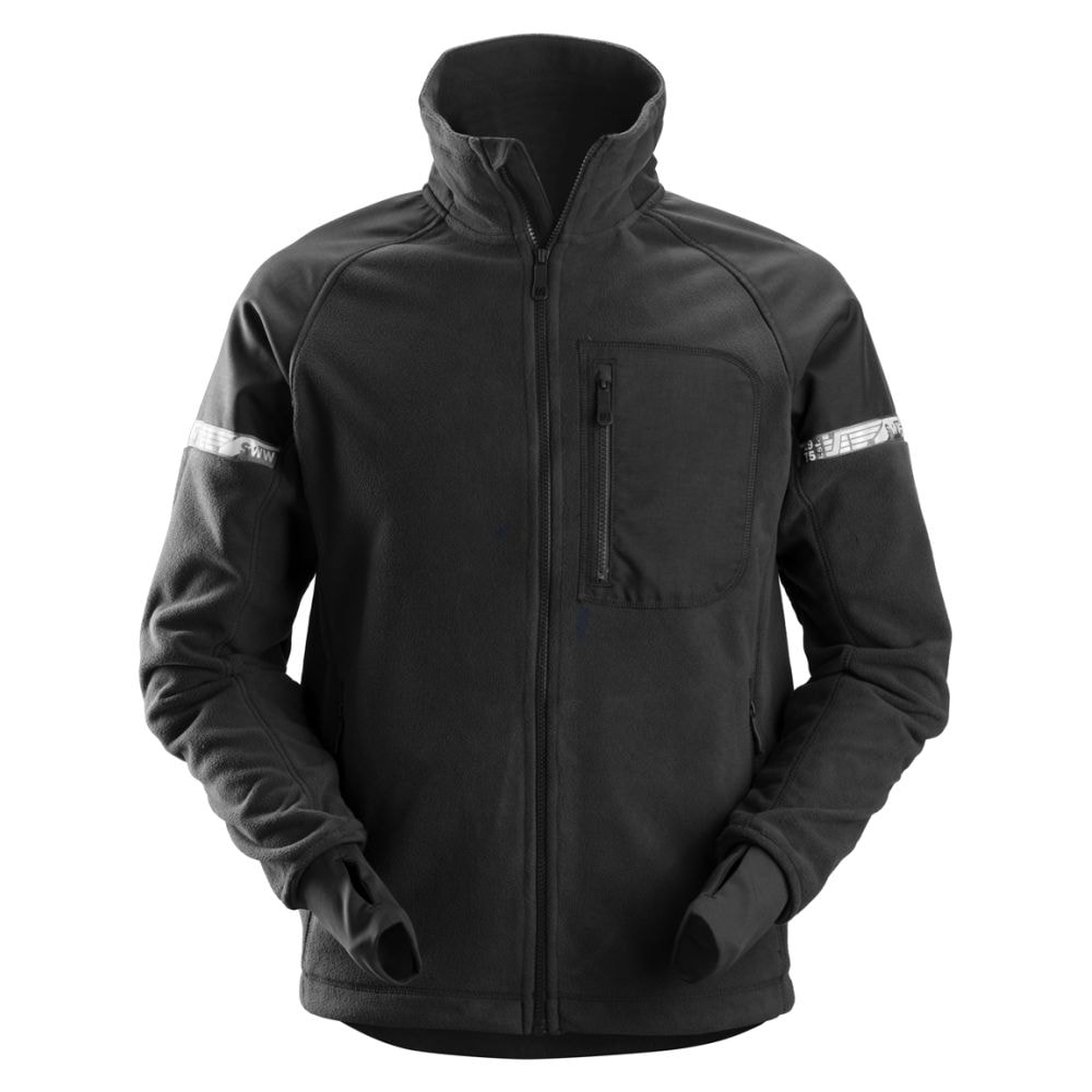 Snickers 8005 AllroundWork vindtæt fleecejakke sort