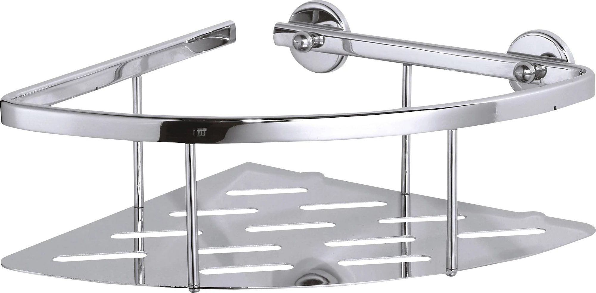 Tesa Aluxx hjørnebrusekurv enkelt, selvklæbende 92 x 250 x 125 mm