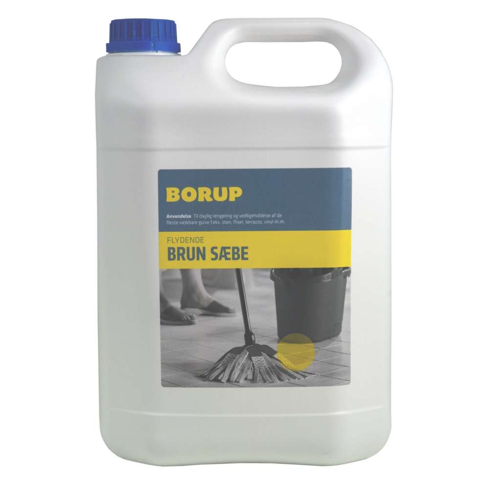 Borup flydende brun sæbe 1 liter