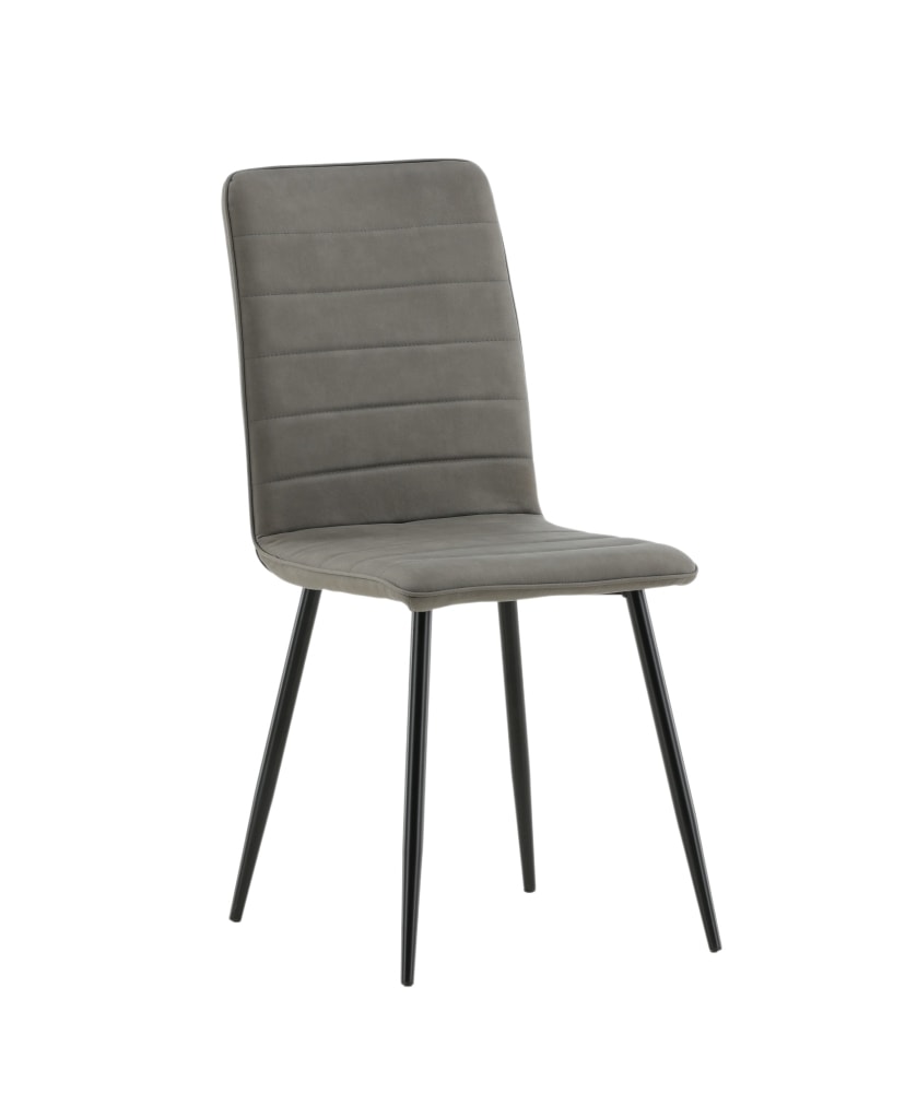 Venture Design Windu Lyx spisebordsstol i sort/grå mikrofiber