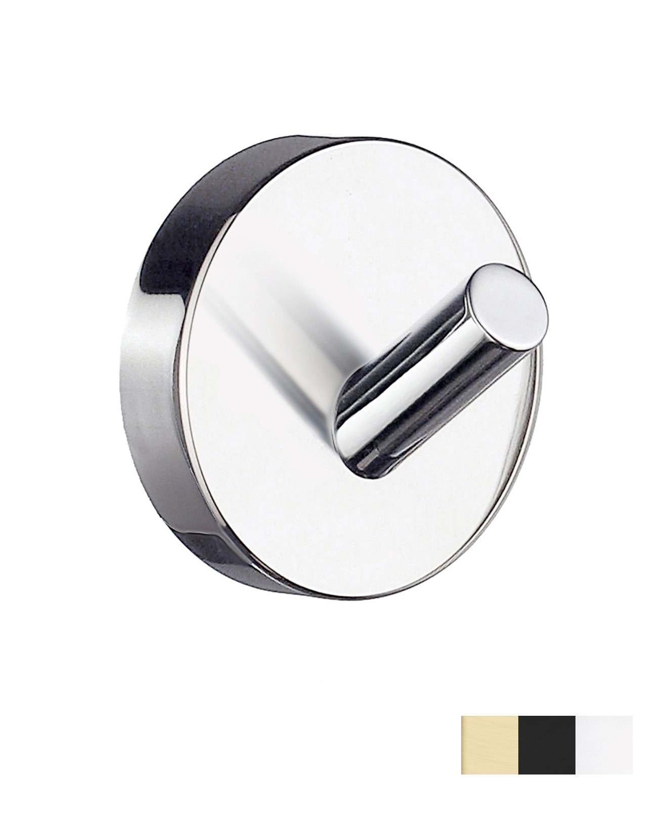 Smedbo Home håndklædeskrog i poleret krom Ø48 mm