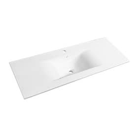 Allibert Soft Single håndvask hvid keramik 120 cm