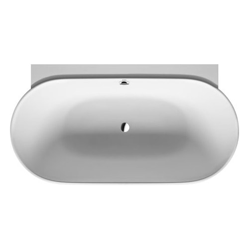 Duravit Luv badekar, back-to-wall med front og gavl 2 ryglæn 180 x 95 cm