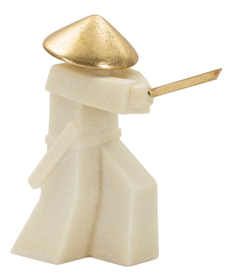 Mauro Ferretti Samurai Toku Quarzy A figur 34 x 12 x 30 cm