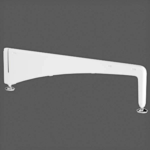 Elfa Freestanding justerbar fod i hvid til stander 560 mm