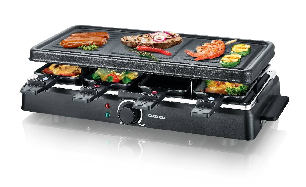 Melissa raclette sort 8 personer 1100-1300W