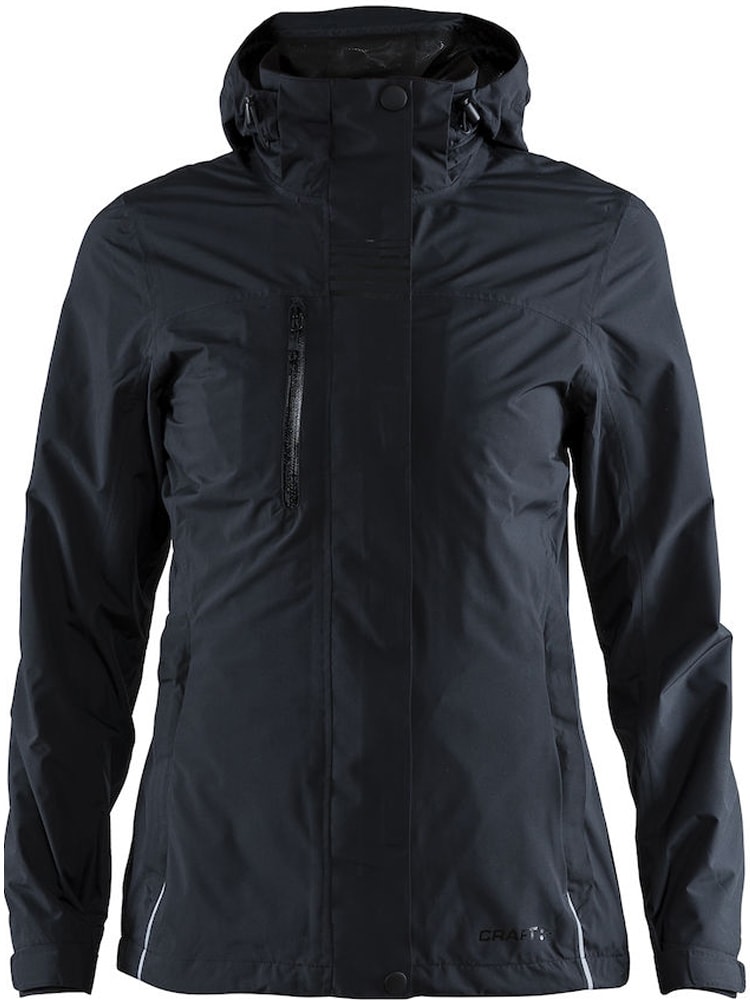 Craft Urban regnjakke sort til kvinder str. 2XL