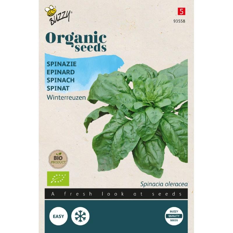 Buzzy Organic spinat Securo økologiske frø