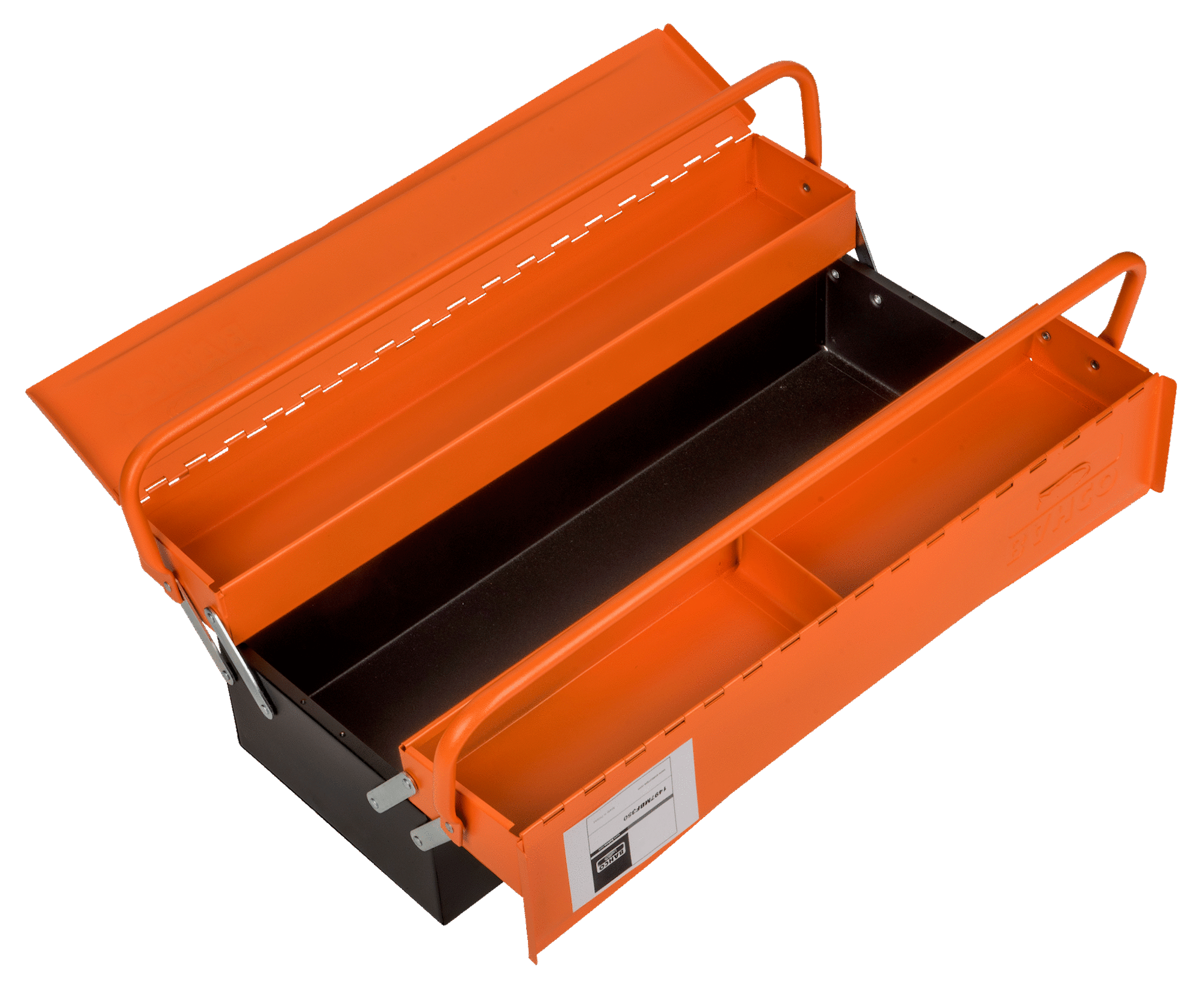 Bahco Værktøjskasse 1497MBF 530x200x250mm, 7 rum stålplade