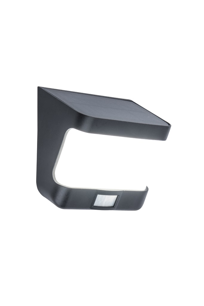 Lutec TRY LED udendørs væglampe solcelle med sensor 8W